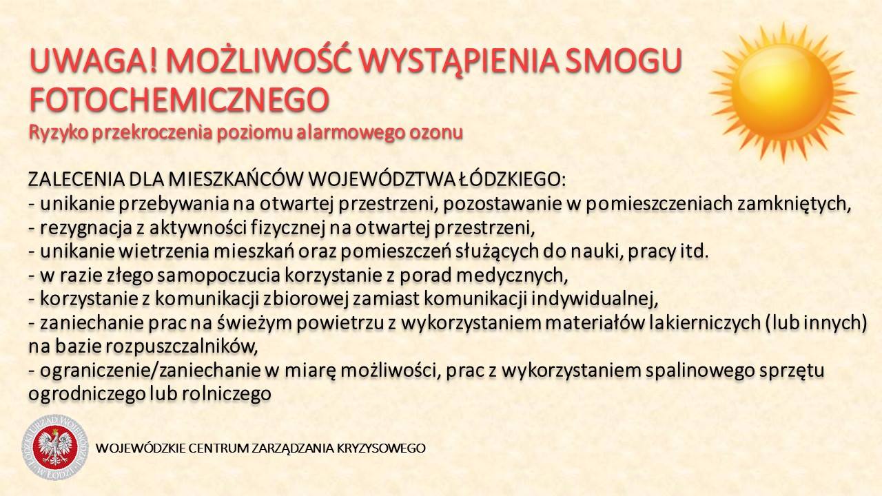 UWAGA osoby chore na choroby górnych dróg oddechowych i układu krążenia, osoby w...