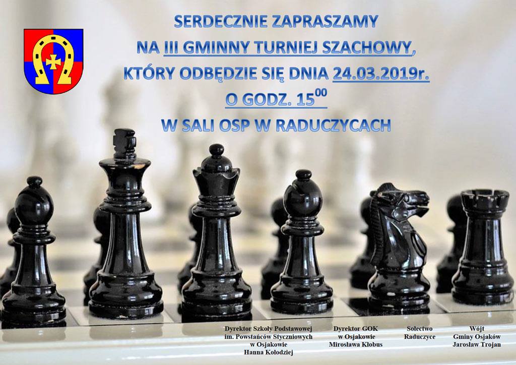 III Gminny Turniej Szachowy