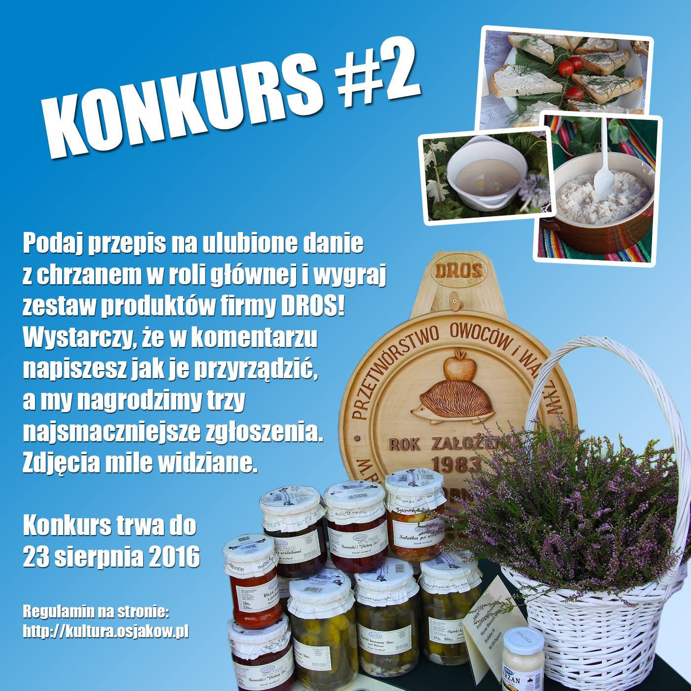 KONKURS #2! Podaj przepis na ulubione danie z chrzanem w roli głównej i wygraj z...