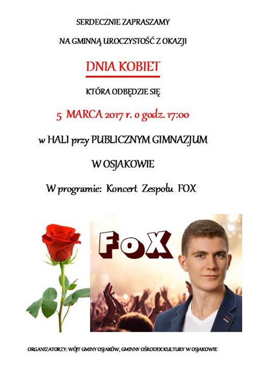 Koncert z okazji Dnia Kobiet w Osjakowie
