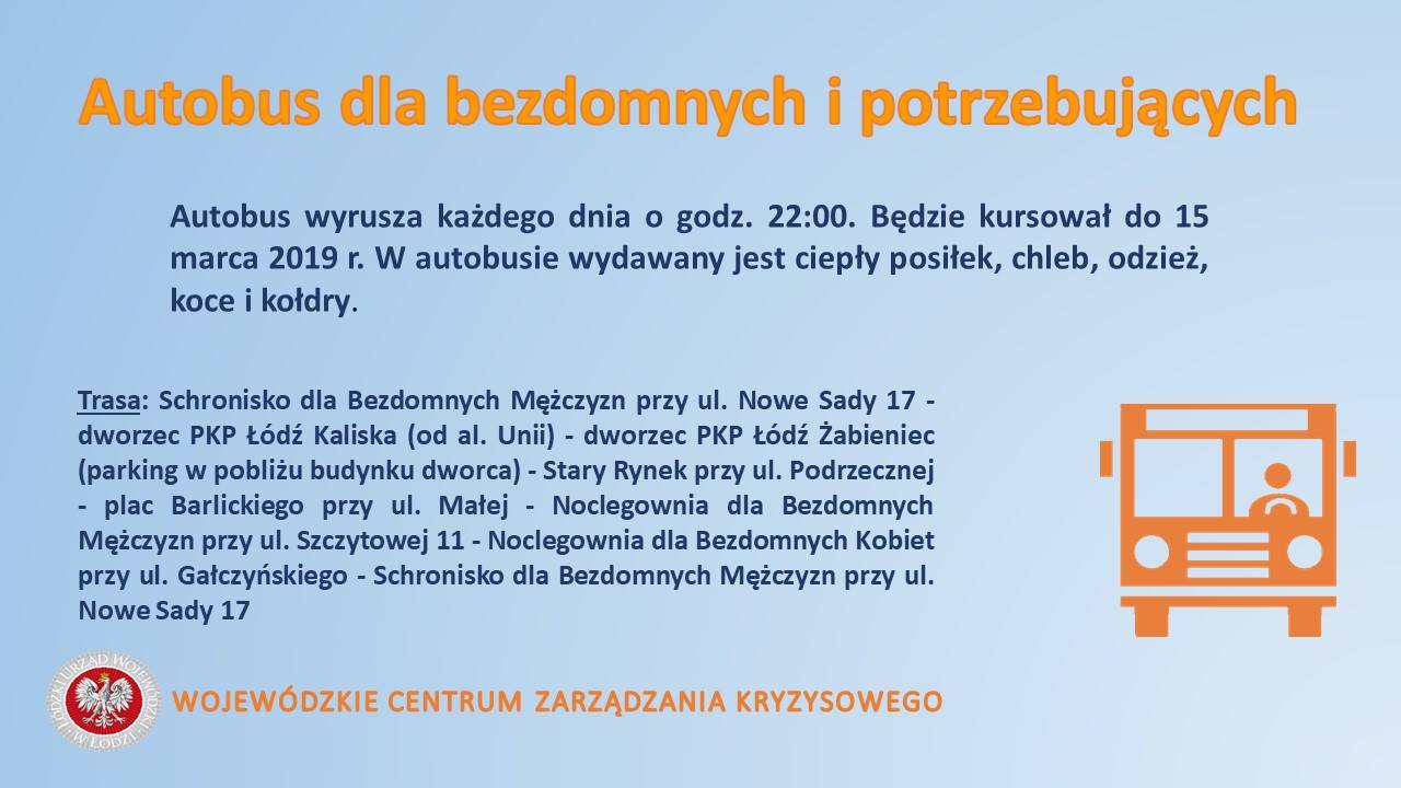 Na ulice Łodzi wyruszył autobus dla bezdomnych i potrzebujących. Można w nim zje...