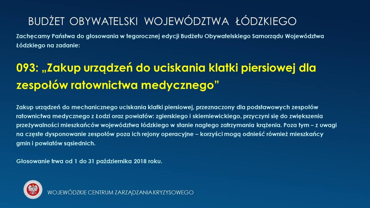 Zachęcamy Państwa do głosowania w tegorocznej edycji Budżetu Obywatelskiego Samo...