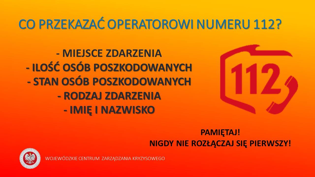 Zgłaszanie wypadku na numer 112
 1. Wybierz miejsce rozmowy, tak aby znajdować s...
