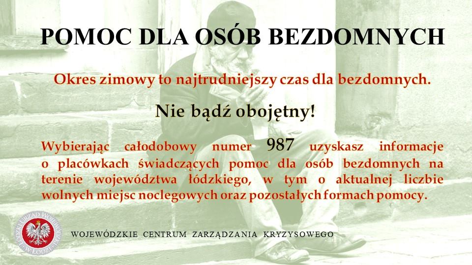 Zima to trudny czas dla osób bezdomnych. W tym szczególnym okresie musimy wykaza...