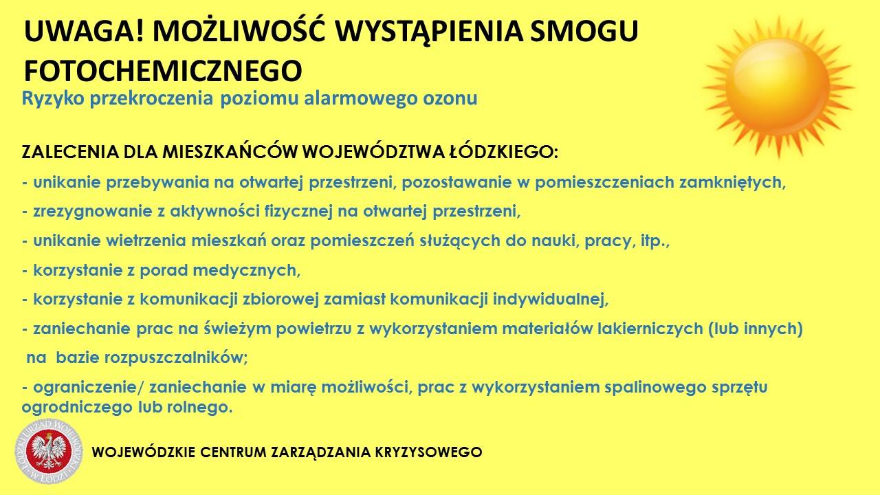 UWAGA osoby chore na choroby górnych dróg oddechowych i układu krążenia, osoby w...