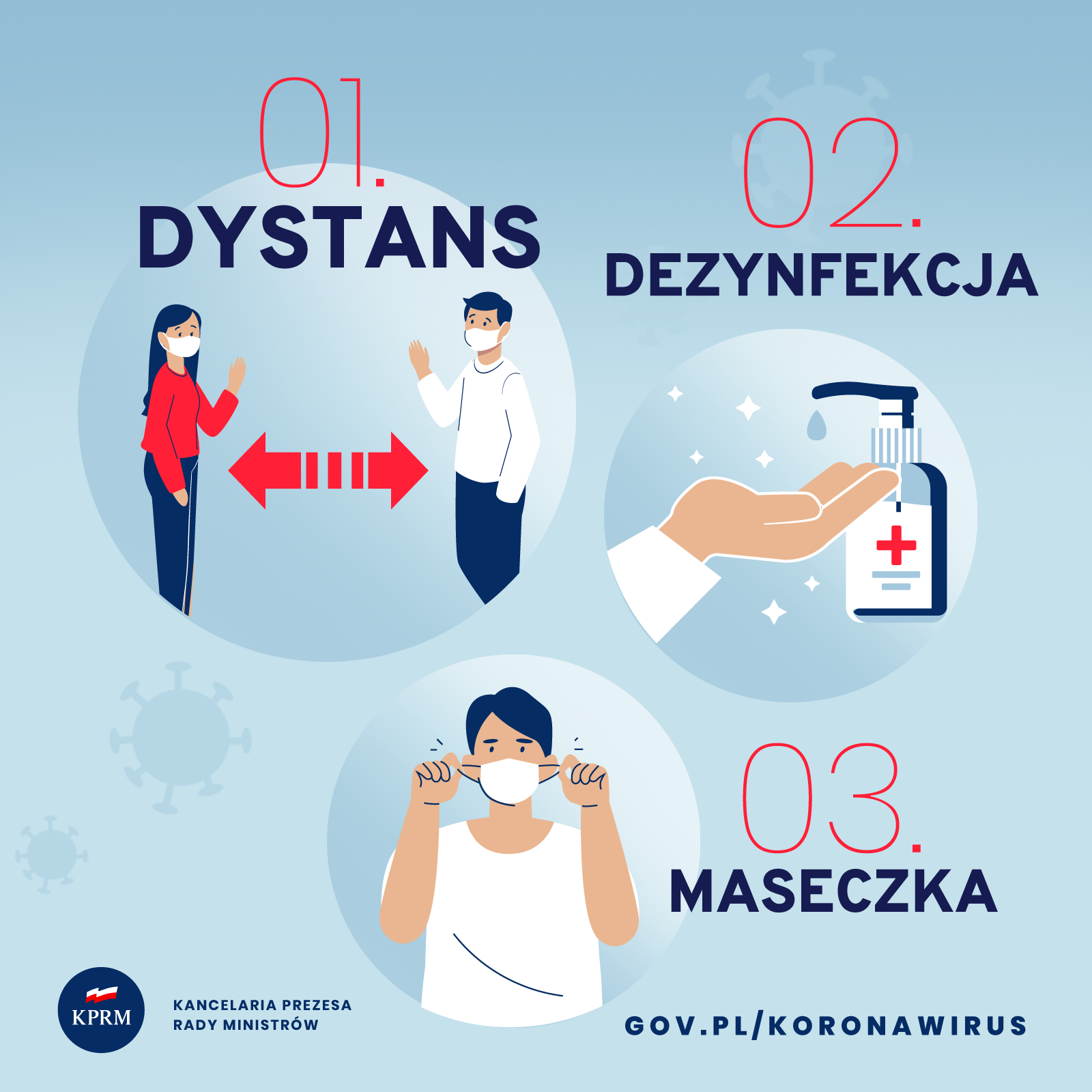 Pamiętajmy o najważniejszych zasadach
1⃣ Dystans
2⃣ Dezynfekcja
3&...