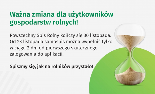 Powszechny Spis Rolny trwa do 30 listopada