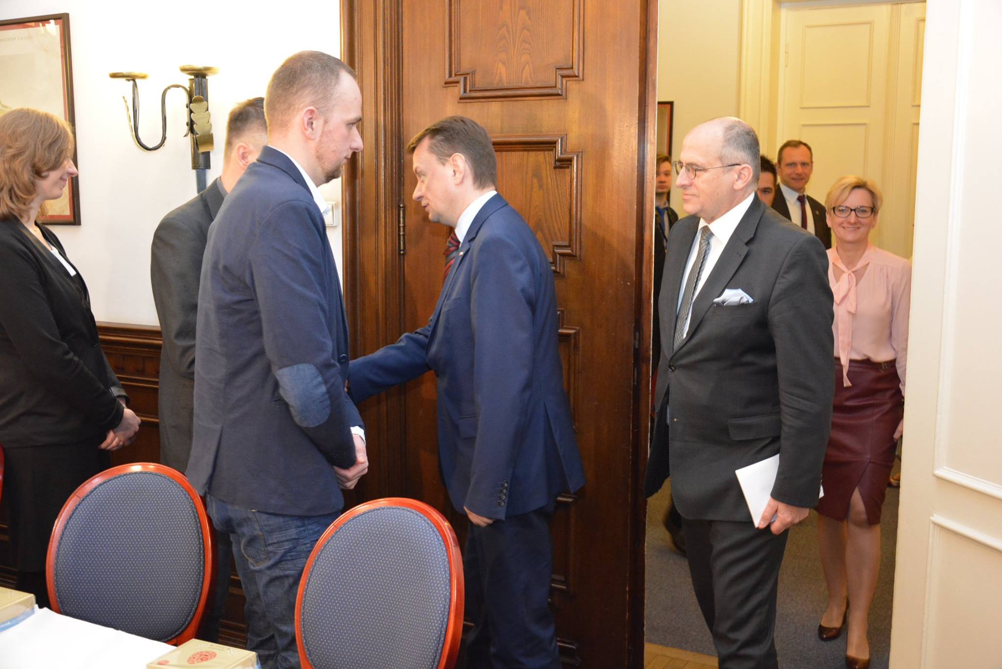 Dziś Wojewoda Łódzki – p. Zbigniew Rau gościł w Urzędzie Wojewódzkim Ministra Sp...