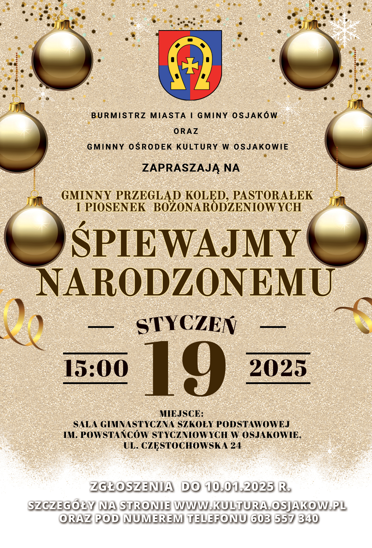 GOK PRZEGLAD3 - Gminny Przegląd Kolęd, Pastorałek i Piosenek Bożonarodzeniowych